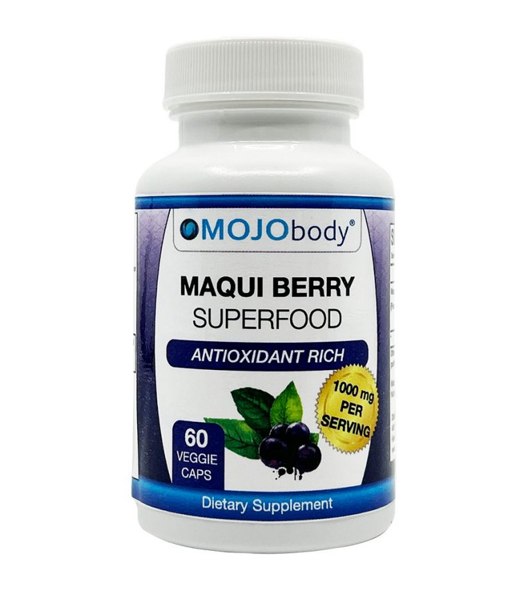 Maqui Berry Extract, 1000mg 60 Capsules, High Quality Superfood, Rich