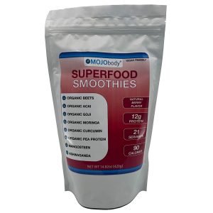 Healthy & Nutritious Super Food Smoothies - 12 grams Protein | 90 Calories | 21 Essential Nutrients | 21 Servings per container.