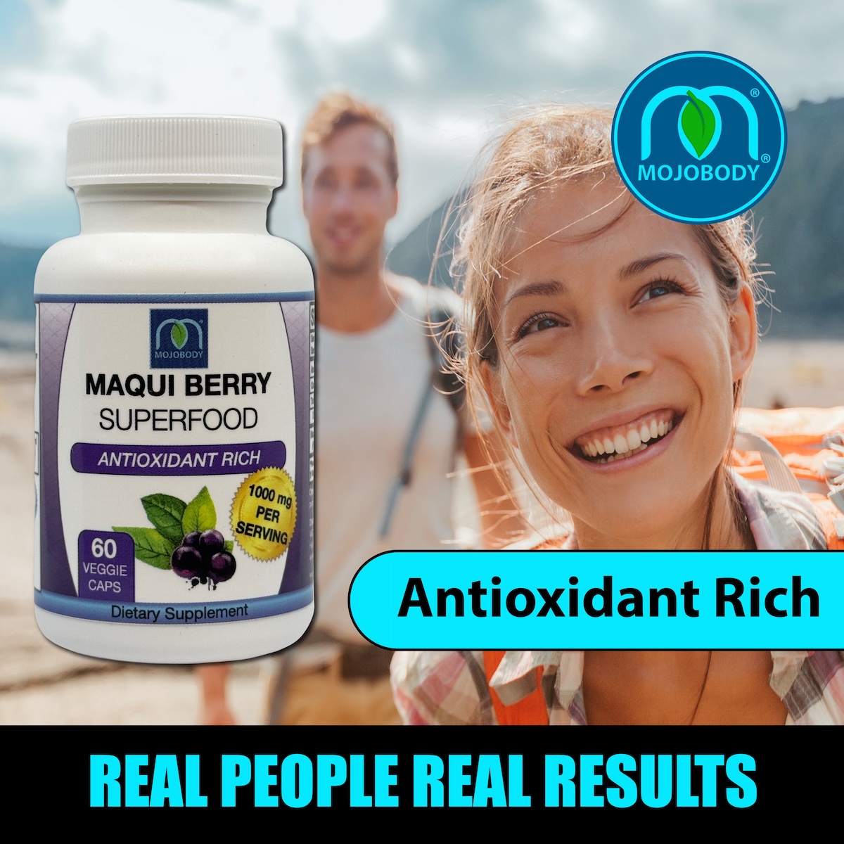 MOJOBODY Maqui Berry Capsules for antioxidant support and daily wellness